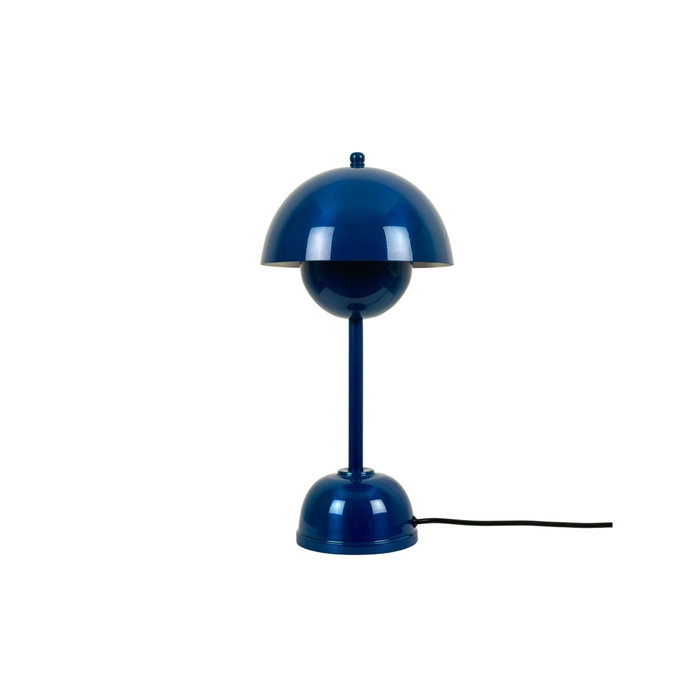 Opviq Lámpara de Mesa de Cuerpo Metálico Azul Opviq Lámpara de Mesa de Cuerpo Metálico Azul